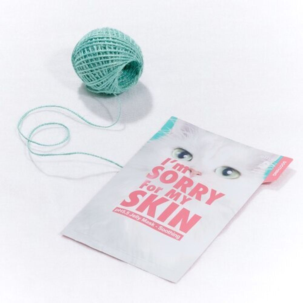 I'm Sorry For My Skin Маска для лица тканевая успокаивающая - рH5.5 jelly mask-soothing, 33мл, шт