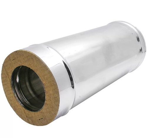 Сэндвич-труба D150*250 1м нерж+нерж. (0,8 мм)