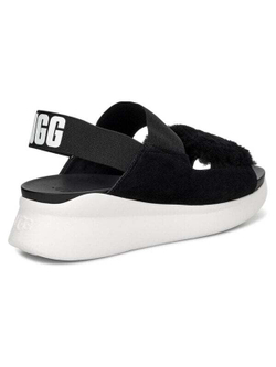 UGG Silverlake Черно-белые сандалии для женщин