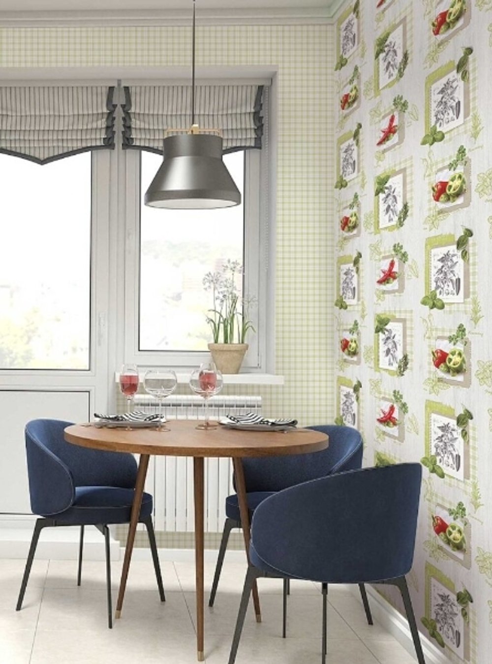 Чили фон - 62 коричневая