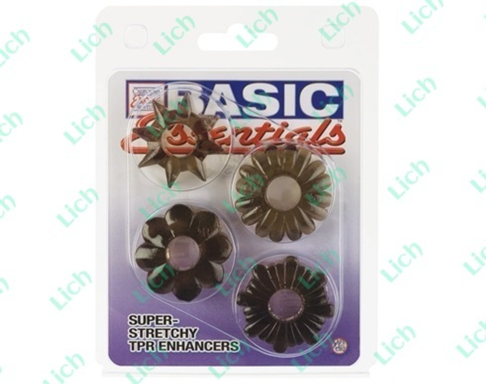 Комплект из четырех дымчатых колец BASIC