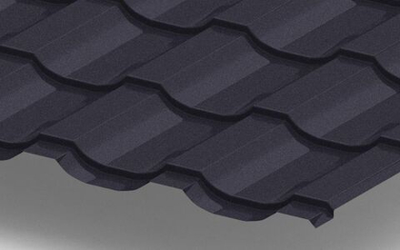 Металлочерепица Трамонтана с покрытием VikingMP®E, 0,50 мм, цвет RAL 7024