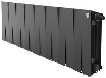 Радиатор Royal Thermo PianoForte 300 VDR Noir Sable - 8 секций нижнее подключение (правое)