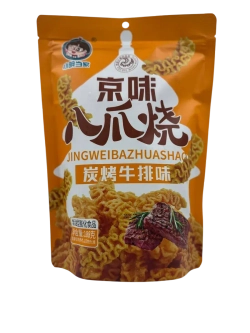 Китайские острые чипсы со вкусом стейк на грилле, 188гр.