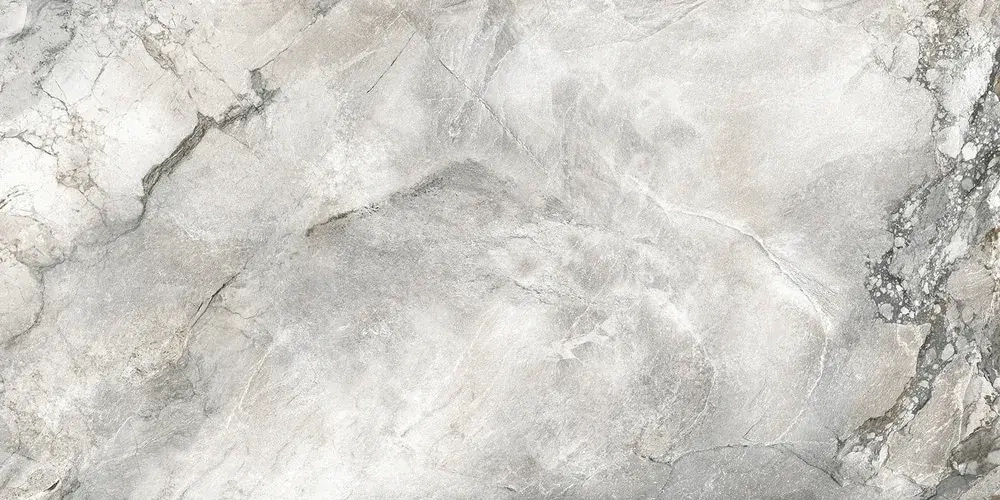 Керамогранит Alma Ceramica GFA114VLC07L Vulcano 114x57 серый лаппатированный под камень