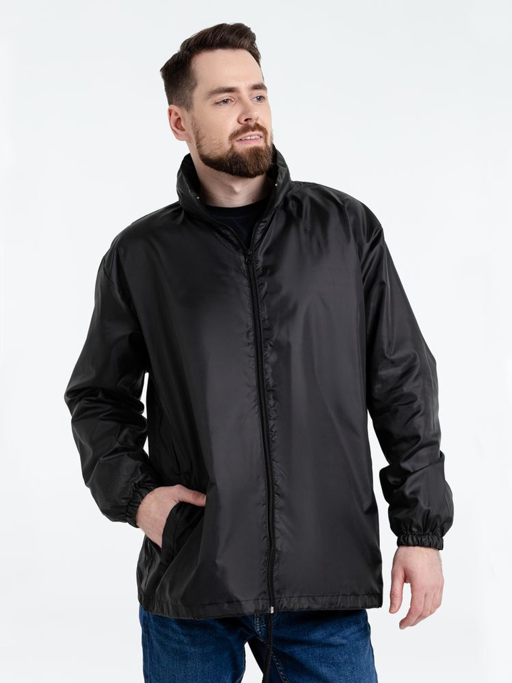 Ветровка унисекс Shift, черная