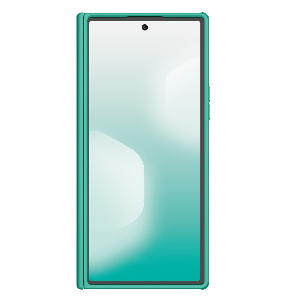 Чехол зеленого цвета с MagSafe от Nillkin с металлической откидной крышкой для камеры на Samsung Galaxy Fold 7, серия Iceblade Prop Magnetic