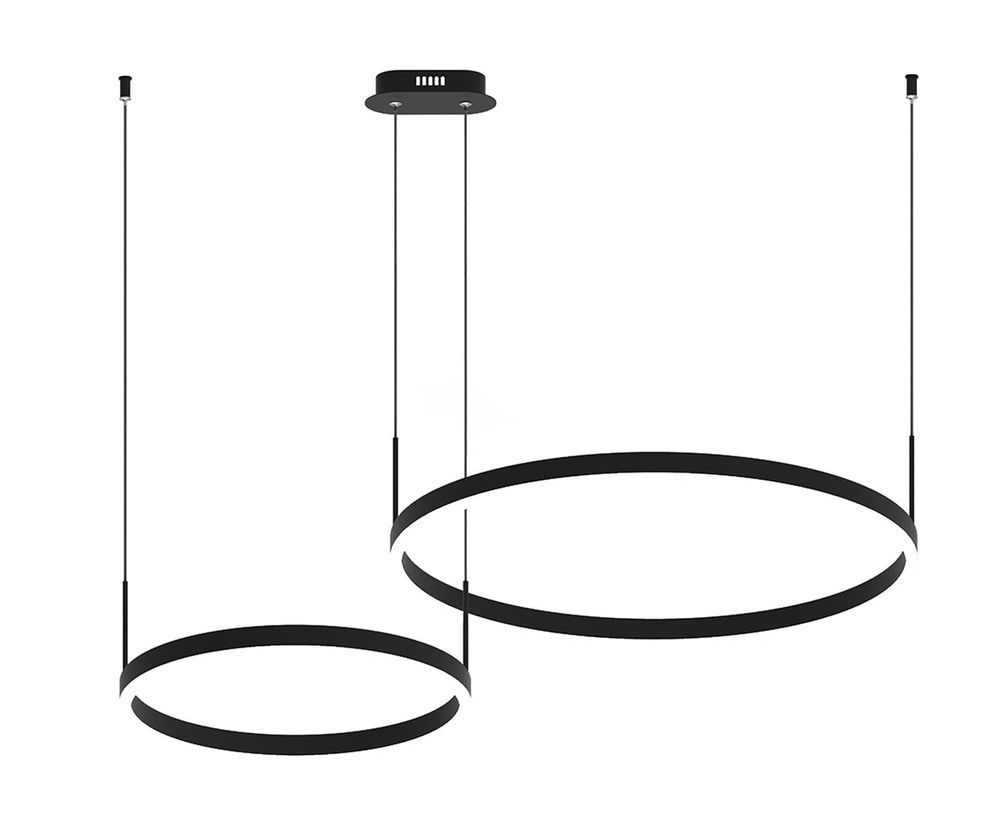 Kink Light 08219,19PA(4000K) Подвес димм.Тор черный d40+60