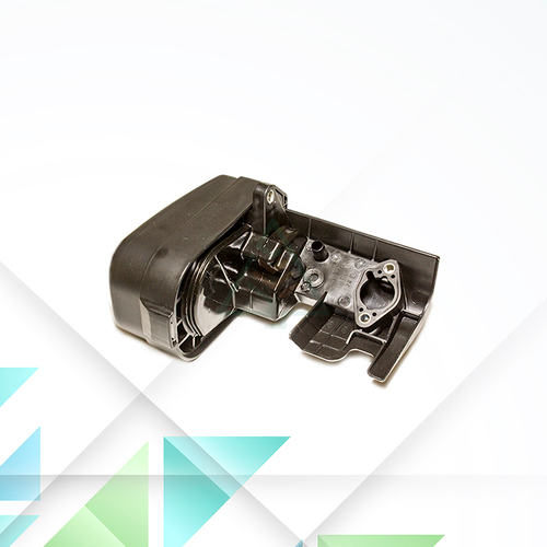 Корпус воздушного фильтра для двигателя Robin-Subaru EX13, EX17, EX21 двухслойный овальный фильтр