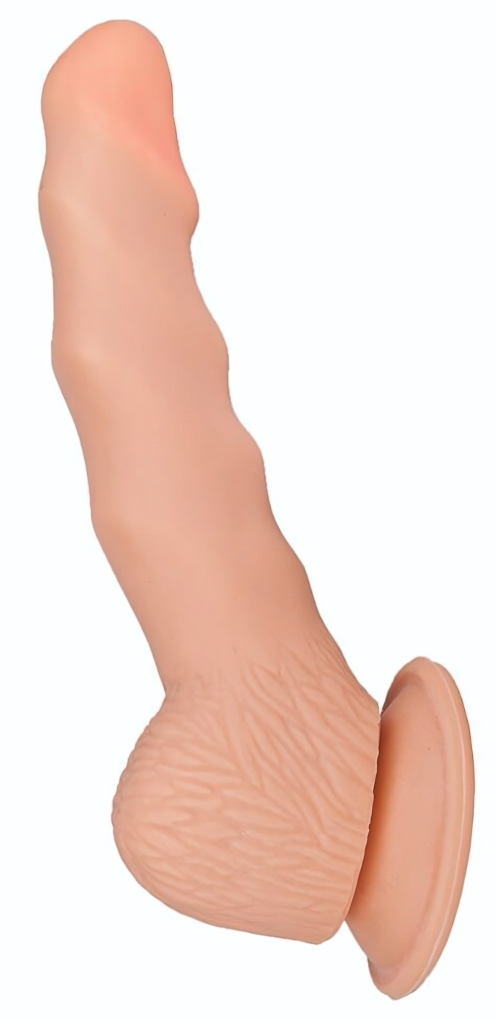 Фаллоимитатор-реалистик на присоске - 20,5 см. (Цвет: телесный)
