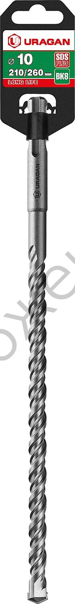 URAGAN 10х260 мм, SDS-plus бур (29311-260-10)