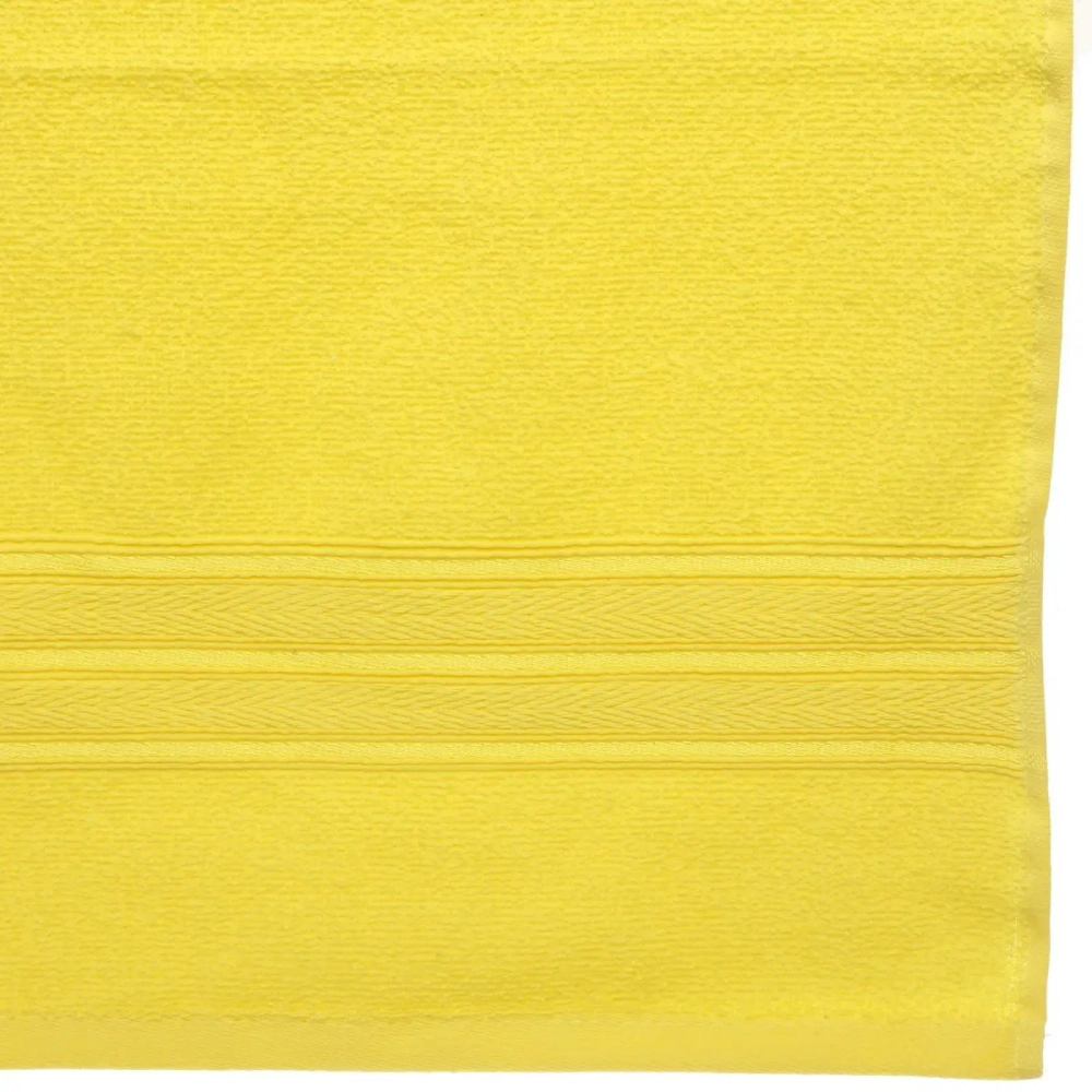 Полотенце махровое 50*80см «Comfort» цвет желтый 01040 плотность 300гр/м2