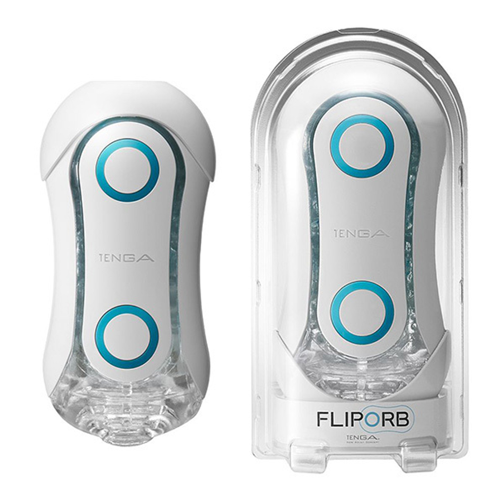 Мастурбатор 17,8см Tenga Flip Orb Blue Rush TFO-001