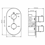 Смеситель для душа WasserKRAFT Elbe 7444