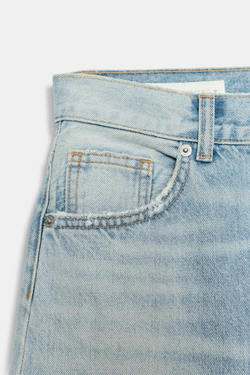 ZARA ДЖИНСЫ TRF EXTRA WIDE-LEG С ВЫСОКОЙ ПОСАДКОЙ, ГОЛУБОЙ