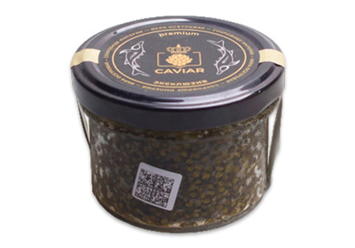 Икра черная Русского осетра "CAVIAR", 100г