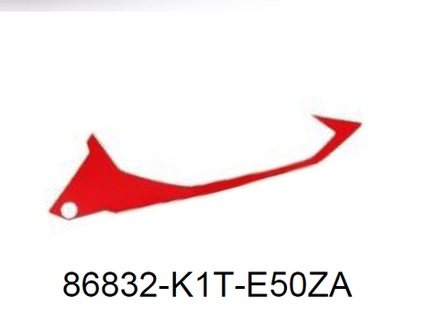 86832-K1T-E50ZA. 	STRIPE, L. SIDE COVER *TYPE1*