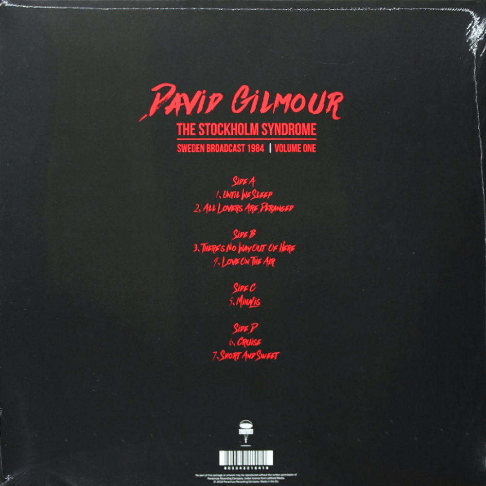 David Gilmour / The Stockholm Syndrome - Volume 1 (2LP)