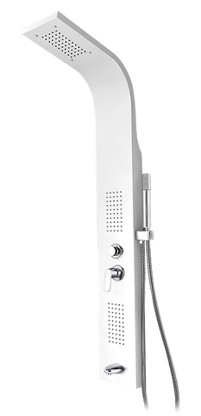 4102-F Панель для душевой кабины (БЕЛЫЙ) GANZER