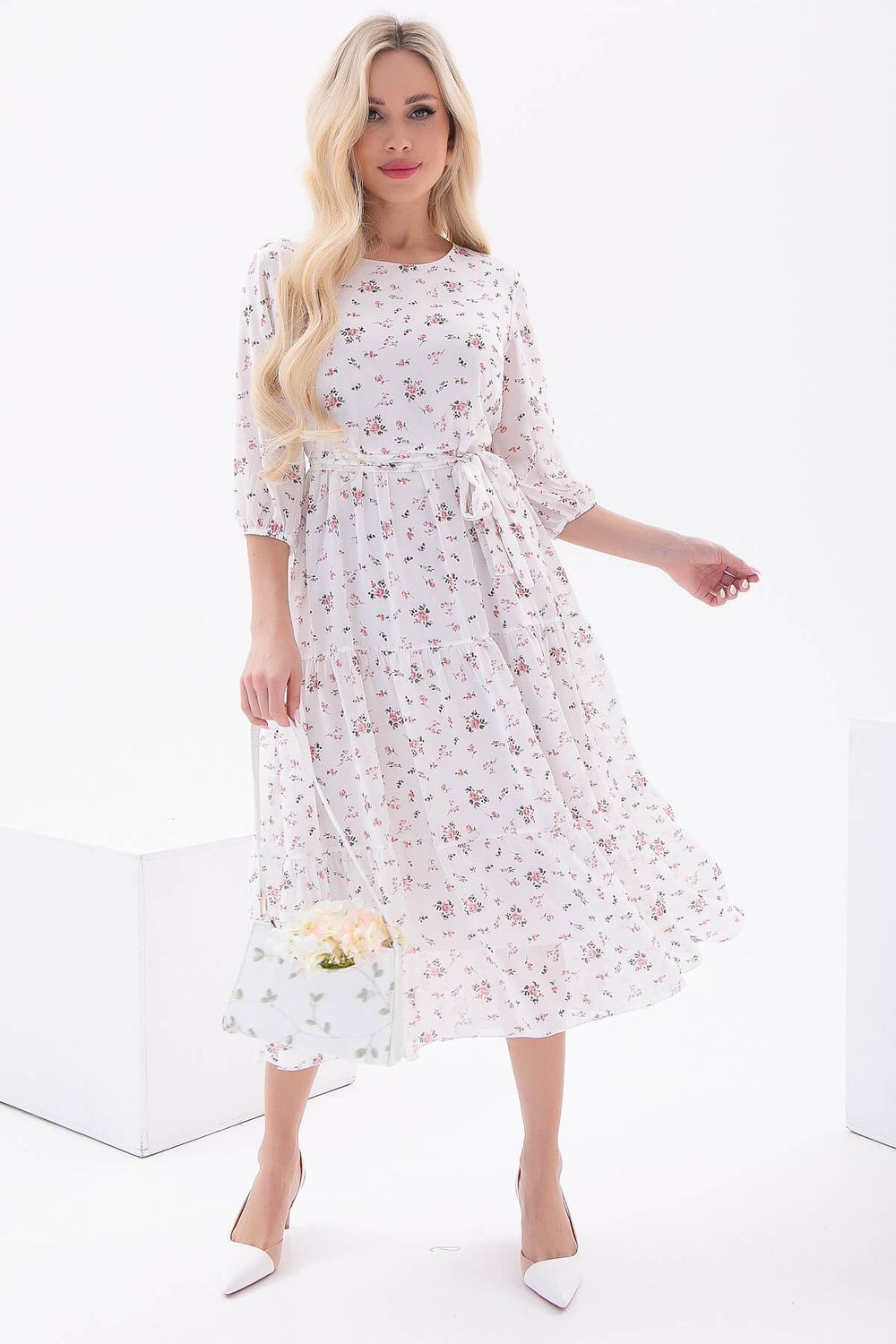 Платье "Виталина" (цветы) П6098 LT Collection