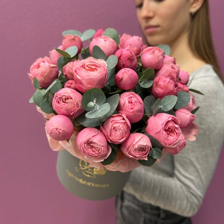 Коробка цветов "Облако чувств" #22