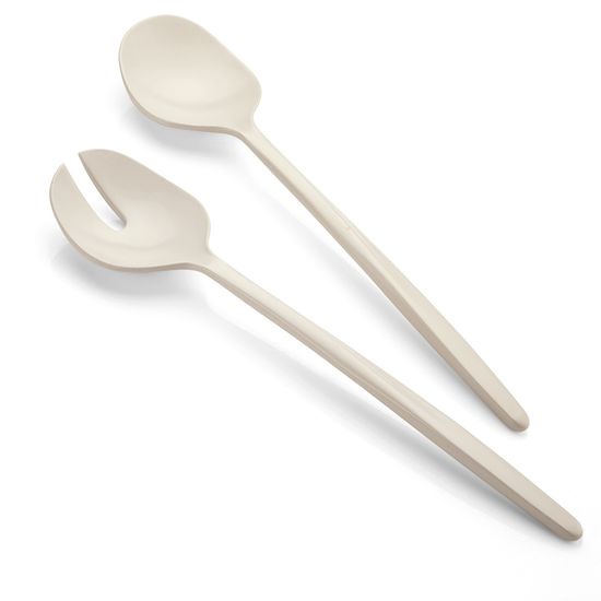 Набор ложек для салата tierra, молочно-белые, 2 шт.