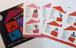 Винтажная виниловая пластинка LP Billy Bragg Dont Try This At Home (UK 1993)