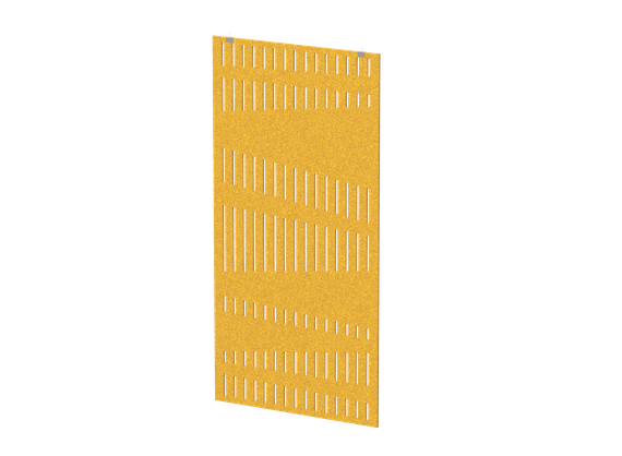 Перегородка с декором "Диаграмма" (фурнитура в комплекте) 120х1,2х240