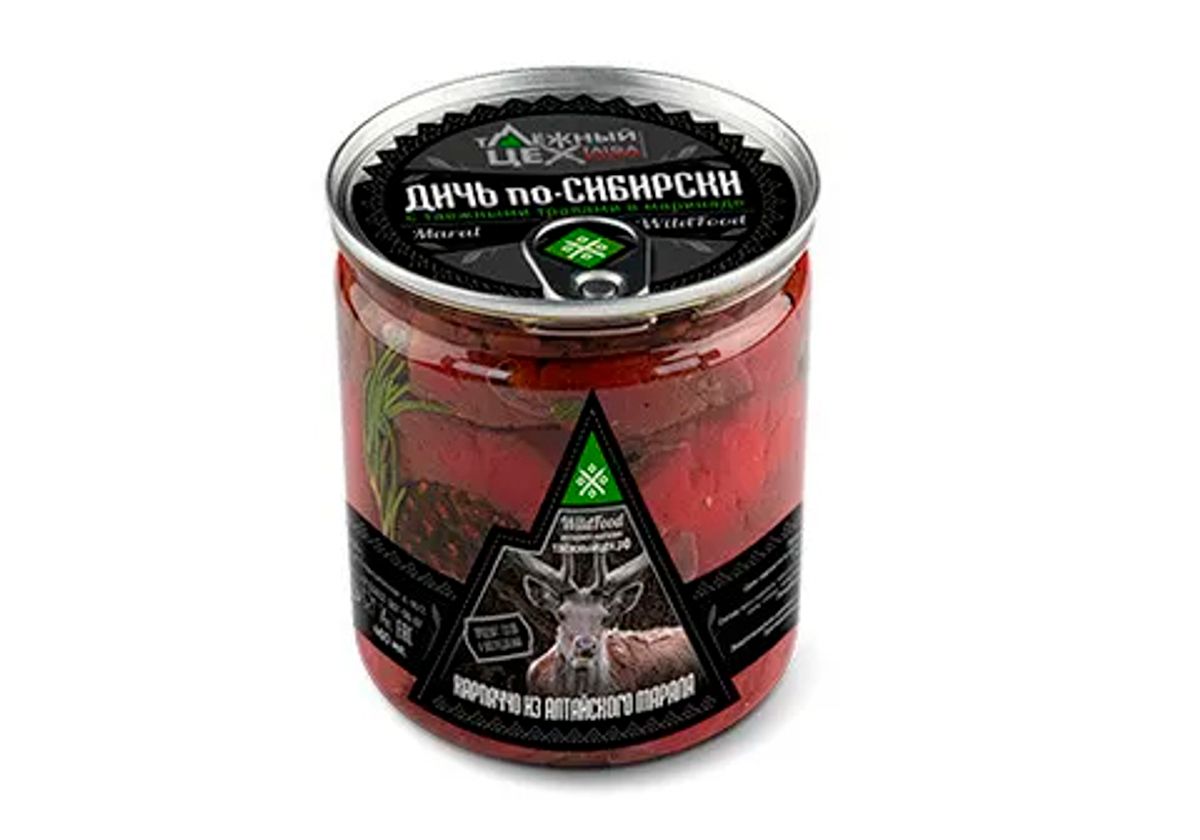 Карпаччо из марала с таежными травами, 460г