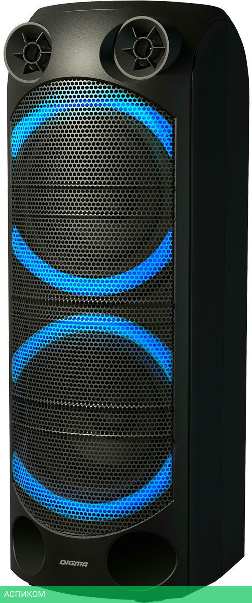 Музыкальный центр Digma D-MC1720 черный