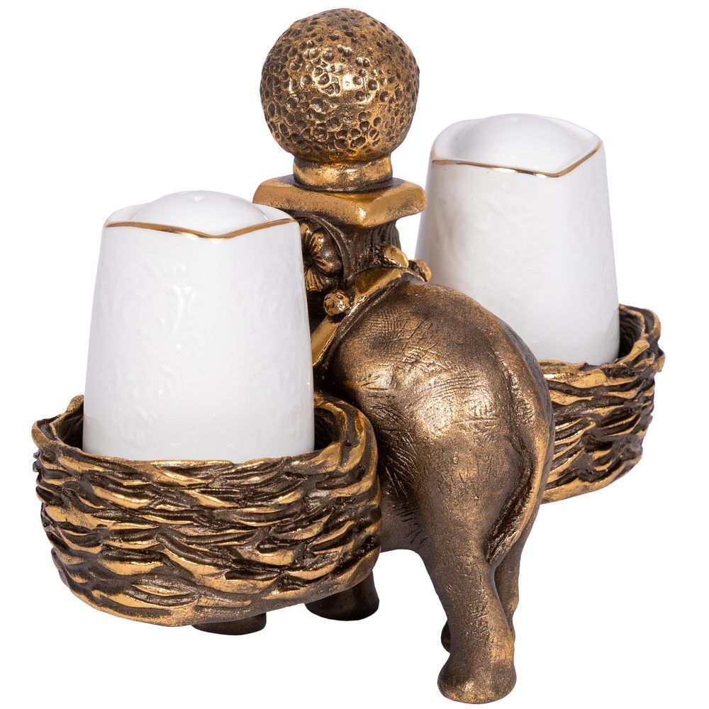 Подставка под специи Слон Спайс Бронза