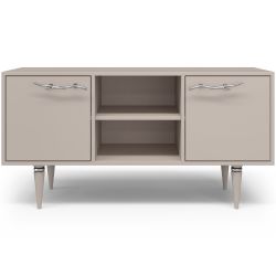 Тумба под ТВ Арт Колор matte 117см Классик Сильвер Серый агат матовый