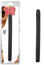 Черная насадка для анального душа Silicone Douche Tube - 24,5 см. (Цвет: черный)