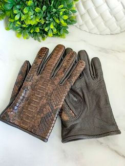 Перчатки из кожи питона AC-130