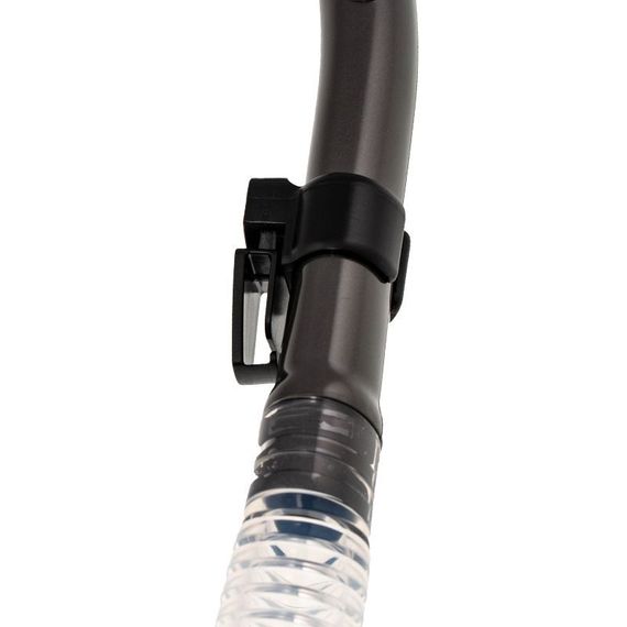 Трубка Marlin DRY LUX black/clear