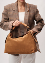 Замшевая сумка Andrea DBR 31374 светло-коричневый