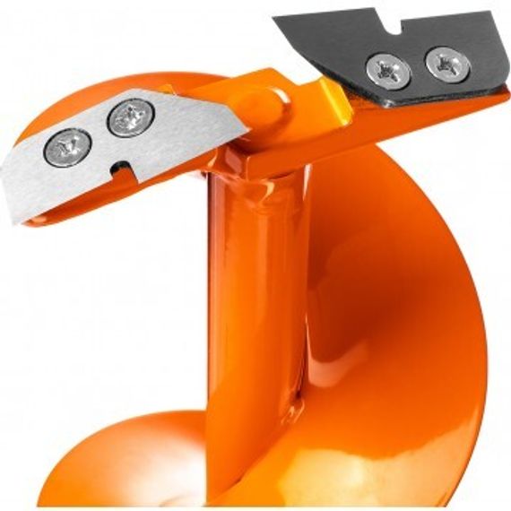 Комплект под шуруповерт, мотобур (шнек MOTOSHTORM 130(R)+адаптер АШ-02+молоточек) T-SMS130R-ASH02