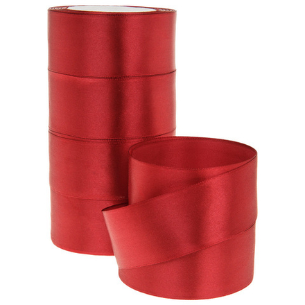 Лента атласная 3,8см*22,85м БОРДО