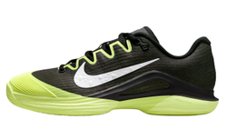 Женские Кроссовки теннисные Nike Zoom Vapor 12 Premium - black/light lemon twist/blue ribbon heather/white