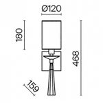 Бра Maytoni Bianco MOD224WL-01BS