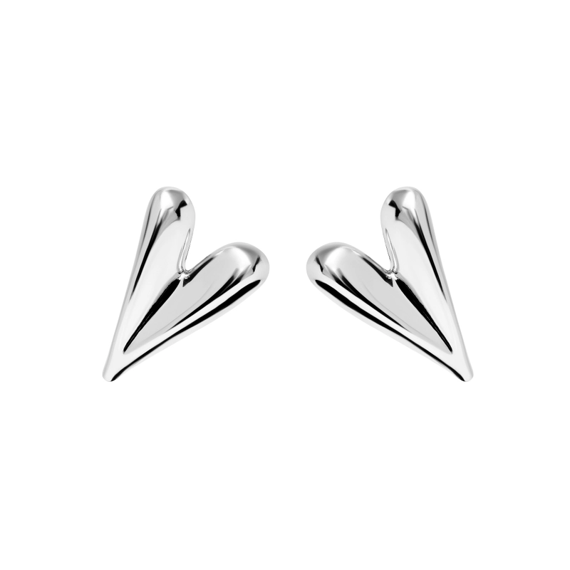 Серьги Нежное Сердце – Серебро