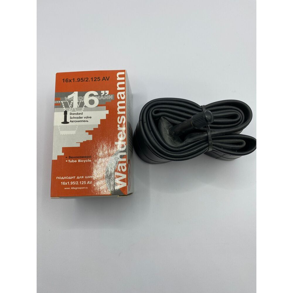 Камера велосипедная 16х1.75-2.125 прямой ниппель