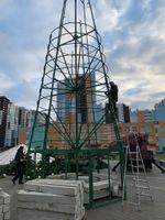 Уличная елка каркасная "Евро-2" (пвх) 25 м