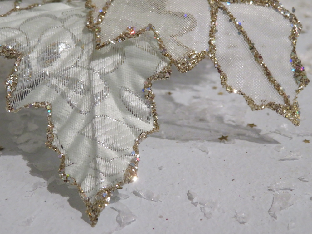 Пуасентия на клипсе 14х20см House of Seasons мятная/кремовая 2 вида