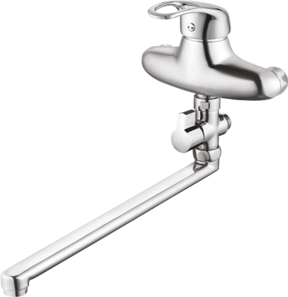 Смеситель для ванны GZ08041 однорычажный, хром