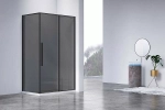 Душевой уголок Vincea Slim-N VSR-4SN9013CGB 130x90 стекло тонированное/профиль черный