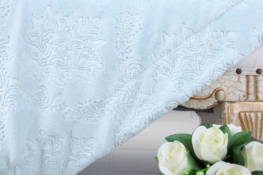 Плед 220х240 Sofi De MarkO Верди бирюза