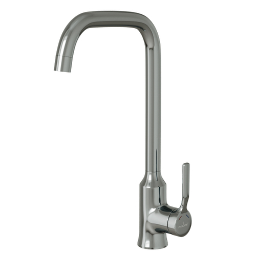 Смеситель для кухни 35k MIXLINE ML40-032 "Flat" высокий излив боковая ручка