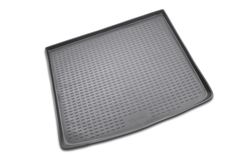Коврик в багажник для VW Touareg I 2003-2010, кроссовер (полиуретан, серый) NLC.51.01.B13G
