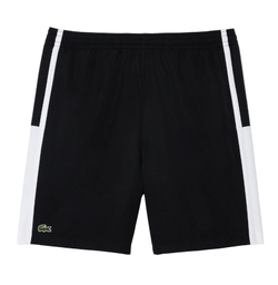 Мужские теннисные шорты Lacoste Sport Colourblock Panels Lightweight Shorts - black/white